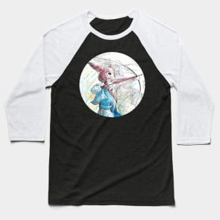 Rabbit archery - vintage fantasy inspired art and designs Baseball T-Shirt